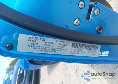 2018 Dodge Challenger Sxt Plus z USA, uszkodzony, nr VIN 2C3CDZAG7JH333962